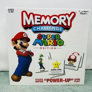 Super Mario Brothers Memory Challenge Board Game Hasbro Nintendo 2011 Sealed!!! - Picture 1 of 2