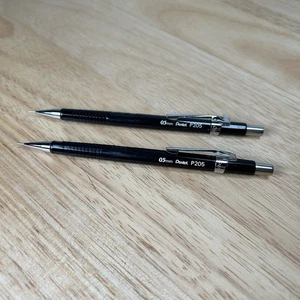 Druckbleistift PENTEL P205 schwarz 0,5 m/m Japan (2) Vintage - Bild 1 von 3