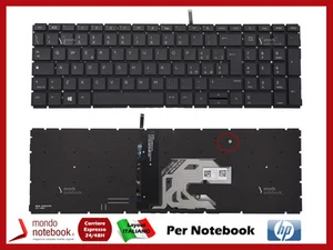 TASTIERA HP PROBOOK 450 455 G6 G7 NERA RETROILLUMINATA - Photo 1/1