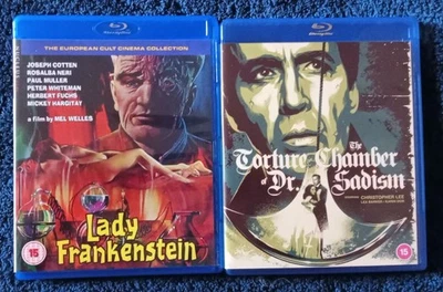 Lady Frankenstein/The Torture Chamber of Dr Sadism  Region B Euro/Horror Blu Ray - Image 1 of 2