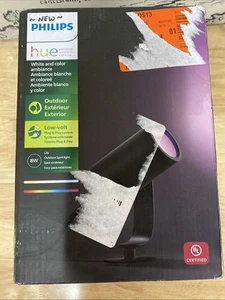 Philips Hue White & Color Ambiance Outdoor Spot Light - Brand New - Picture 1 of 6