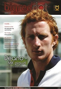 MK DONS V WEST HAM UNITED / BIRMINGHAM + HOJA DE EQUIPO ~ AMIGABLE CON LA PRETEMPORADA ~ 2010 - Imagen 1 de 2