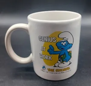 2010 Genius At Work Brainy Smurf Coffee Mug Cup by Innovative Designs - Picture 1 of 4