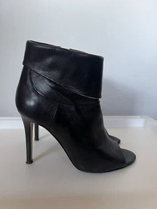 Botas Karen Millen Damas Negras Stiletto Peep Toe Talla 4/37. - Imagen 1 de 7