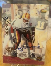 Craig Newsome Auto Packers Arizona State 1995 Rookies /5000 Autograph Sun Devils