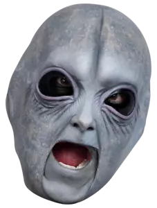 Area 51 Alien Chinless Latex Mask ET Extraterrestrial - Picture 1 of 1