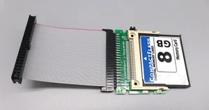 CF Compact Flash zu 2.5" 44Pin, 2mm,IDE Converter/Adapter CF-IDE+Kabel+Karte 8GB - Bild 1 von 2
