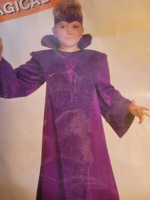 Fantasia infantil de Halloween mágico bruxo tamanho grande  - Imagem 1 de 4
