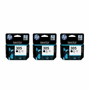 HP 305/305XL/Schwarz/Farbe Original Tintenpatronen für DeskJet 2710 Drucker - Bild 1 von 18