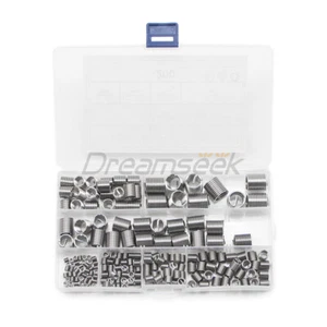 Surtido de insertos roscados de acero inoxidable de 200 piezas de insertos roscados de tamaño 7 - Imagen 1 de 12