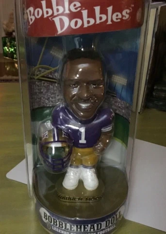 Warren Moon Washington Huskies Football Legend Nodder Bobblehead NIB! Cover