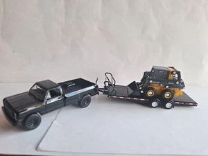 1/64 1993 Dodge Power Ram 250 w tandem trailer John Deere 320G Skid-Steer - Picture 1 of 2