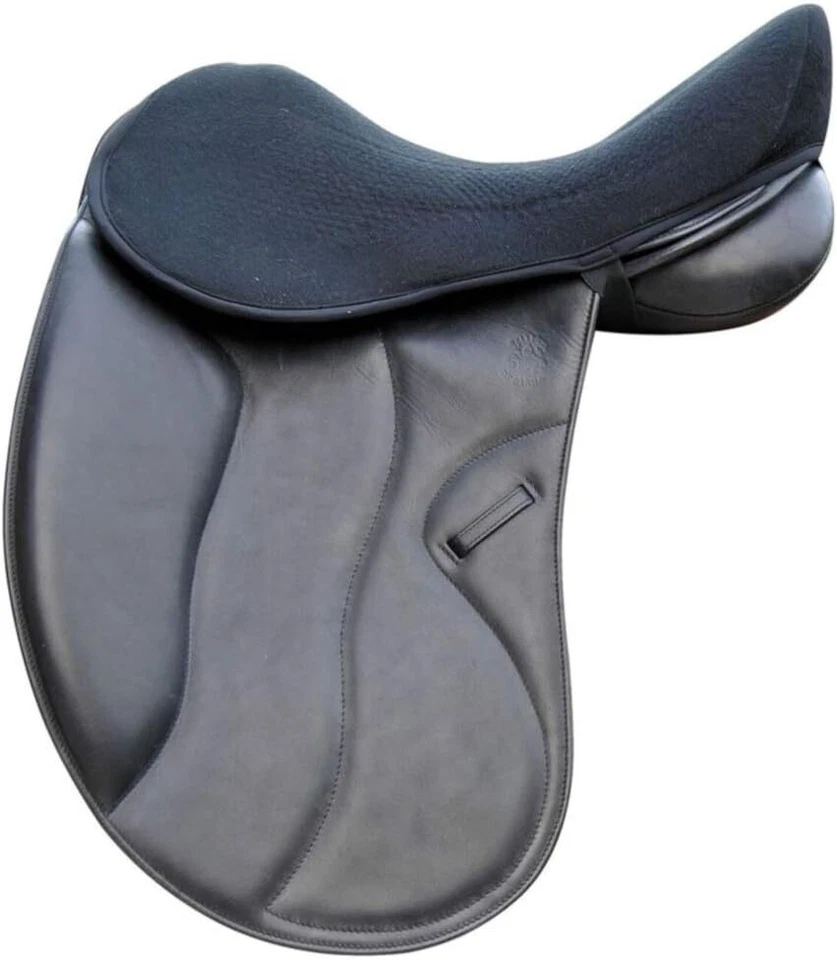 Acavallo Ortho Pubis Gel in Dressage Seat Saver with Dri-Lex, Large, Black - Image 1 of 1