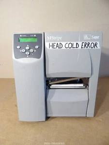 Zebra S4M Thermal Barcode Label Printer S4M00-200E-0200T LAN - HEAD COLD ERROR - Afbeelding 1 van 8