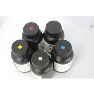 500/1000ML UV INKS For A3 A4 DX5 UV Pinter Colorful UV Hard INK 5 Color inks - Picture 1 of 7