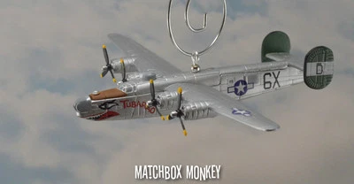 B-24 D Liberator WWII World War II Christmas Ornament Airplane USAF Tubarao B24 - Image 1 of 4