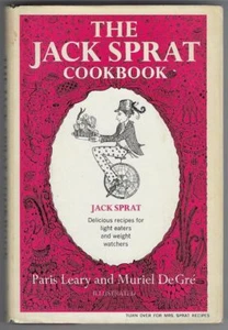 Jack Sprat COOKBOOK Whimsical Illustrations Fat Lean Diet Recipes 1ST/DJ - Foto 1 di 10