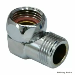 Anschlusswinkel für Brauseschläuche, mit Dichtung, 1/2" x 1/2",《 - Bild 1 von 3