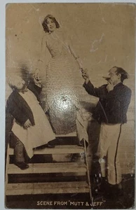 Mutt und Jeff Vintage Postkarte - Bild 1 von 2
