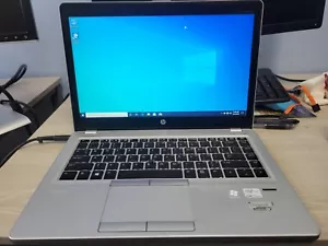 HP EliteBk Folio 9470M Intel core i5@1.80 GHz 8GB RAM 180GB WIN 10 PRO - SCRATCH - Picture 1 of 7