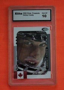 2005 Showcase Prospects #NNO Sidney Crosby Close Up Elite Gem Mint 10