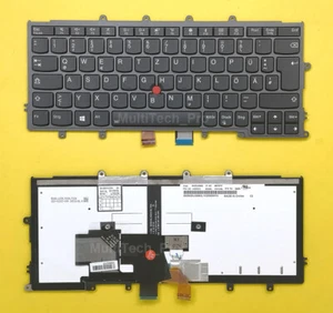 DE Tastatur Lenovo ThinkPad X230S X240 X240S X250 X260 X270 Serie m. Beleuchtung - Afbeelding 1 van 1