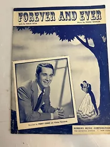 Partituras vintage Forever and Ever de Franz Winkler Perry Como - Imagen 1 de 10