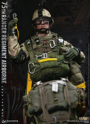 DAMToys 1/6 Scale 12" 75th Ranger Regiment Airborne SAW Gunner Figure 78094 New - Image 1 of 4