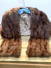 VTG  Furs by A. KAPLAN  KENMORE NY Beautiful Brown Fur Stole CAPE DRESSY WEDDING