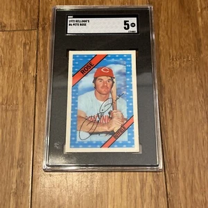 1972 KELLOGGS # 6 Pete ROSE REDS SGC 5 EX - Picture 1 of 3