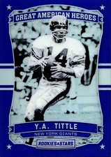 2016 Panini Rookies & Stars #1 Y.A. Tittle Great American Heroes