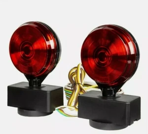Kit de luces de remolque rojas automotrices piloto con base magnética - NV-5041 - Imagen 1 de 4