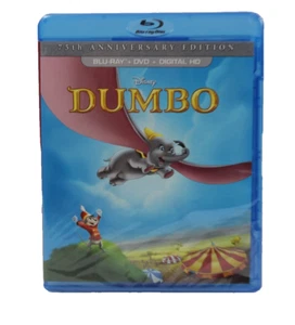Dumbo 75th Anniversary Edition (Blu-ray + DVD + Digital) New Sealed No Slipcover - Picture 1 of 8