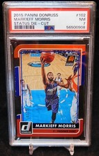 Markieff Morris 2015-16 Panini Donruss Status Die-Cut Card #102 1/11 PSA 7 NM