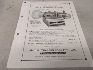 1925 - 1936 CHEVROLET Bell Housing Support Sales Leaflet - Picture 1 of 1