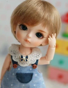 1/8 BJD Doll Lati Yellow Miel Neutral Normal Color -Free Face Make Up+Free Eyes - Picture 1 of 6