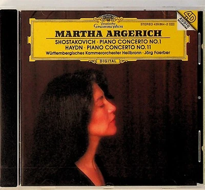 Shostakovich: Piano Concerto No. 1, Haydn: No.11 (CD -NEW) Martha Argerich (DG)  - Image 1 of 2