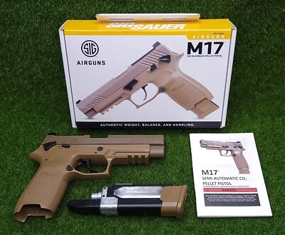 Sig Sauer P320 M17 CO2 Pellet Gun Air Pistol 380fps .177 cal - AIR-M17-177 - Image 1 of 4