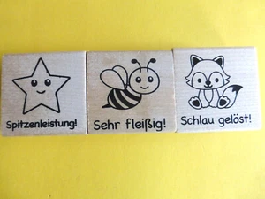 Motivstempel Stempel Lehrerstempel ca:38x38mm Kartengestaltung Motivwahl - Bild 1 von 4