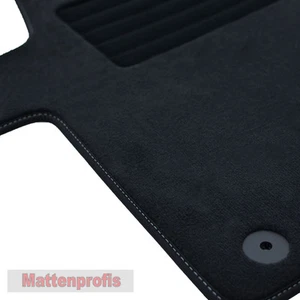 Mattenprofis Premium Velour Fußmatten für VW T6 2-Sitze vorn ab Bj. 2015 - sw - Bild 1 von 4
