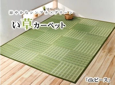 Igusa Tatami Teppich Ichimatsu Karo Binsen Gras Teppich Antibakteriell Desodo... - Bild 1 von 4