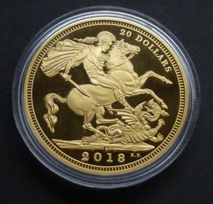 2018 1oz Silver $20 Coin Royal Canadian Mint 110th Anniversary - 1908 Sovereign - Picture 1 of 6