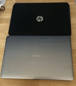 Lot Of 2. 15.6" Asus X540S Laptop and HP Laptop W DVD No Charger - Picture 1 of 15