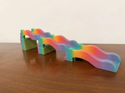 3D Printed Klip Klop Castle Ramp & Food Crate for Fisher Price Little People - Image 1 of 3