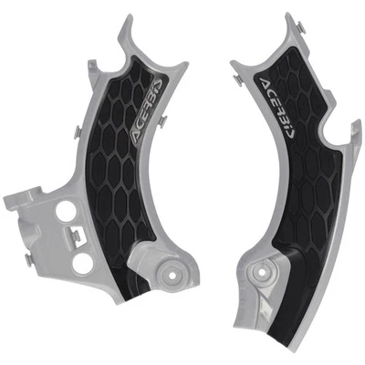 Acerbis X-Grip Frame Guards Silver/Black For Honda CRF450R 2025-2026 Foto 1 de 2