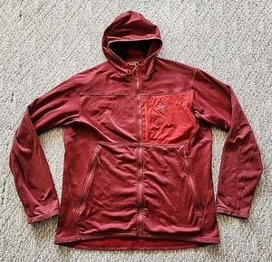 Arcteryx Jacket Men's XL Burgundy Delta Hoody Sweater Climbing Hiking Mid Layer - Picture 1 of 12