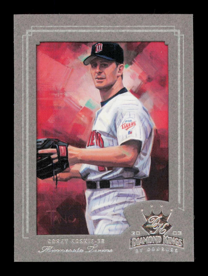 2003 Donruss Diamond Kings #35 Corey Koskie /400 Framed Gray (Silver Foil) - Image 1 of 2
