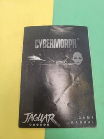 Cybermorph Jaguar 64 Bit Game Manual Atari Corporation 1993 Vintage 