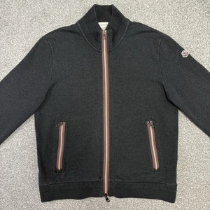 Moncler Reißverschluss dunkelgrau Größe XXL fällt groß aus 100% original - Bild 1 von 14