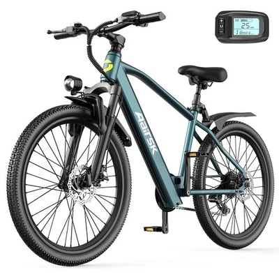 Aairsk 24" Electric City  Bike 400W Motor 7-Speed 22 Mph Electric Bicycle - Image 1 of 4